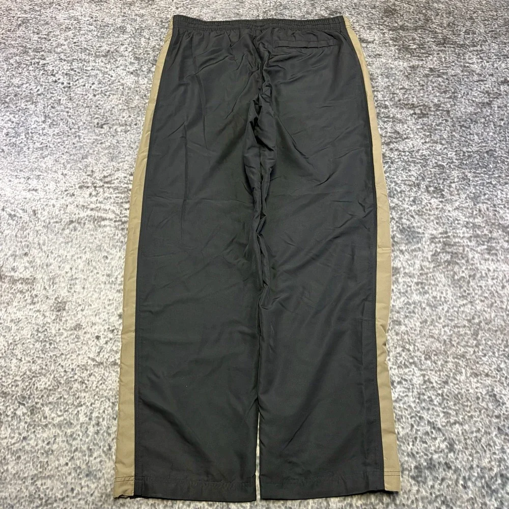 VTG Nike Track Pants Mens Large Black Windbreaker Athletic Baggy Y2K